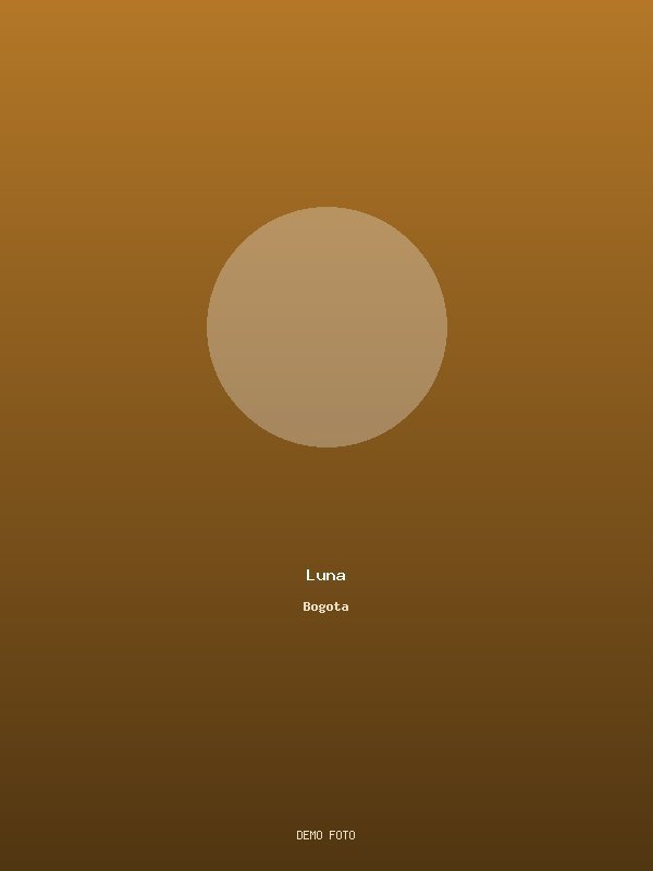 Luna en Bogotá